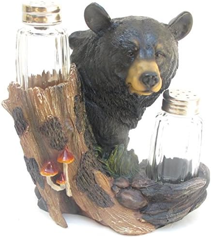 Chicago Bear, Kitchen seasoning salt and pepper bottle holder. gift for mom, dad, grandpa, grandma.