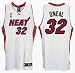 Shaquille O'Neal Miami Heat #32 Authentic Adidas NBA Basketball Jersey (Home White)