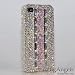 3D Swarovski Luxury AB Crystals Bling Case Cover for iphone 4 / 4s 100% Handcrafted by BlingAngels
