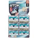 TDK MC60-6PK Microcassette Recording Tape