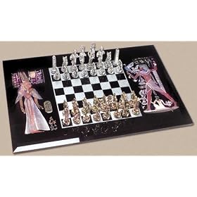 Ancient Egypt Pewter Chess Set