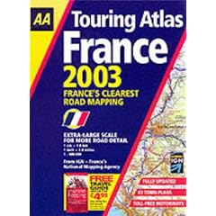 Touring Atlas France 2003 (AA Atlases)