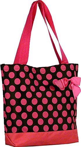 Polka Dot Tote Beach Gym Bag