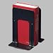 MMF 241005004 Steel Bookends, Economy, Smooth, 5