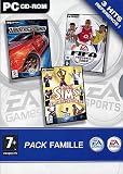 Pack PC Grand public : Sims Double Deluxe - Fifa 2004 - NFS U.
