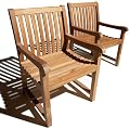 Strathwood Blake Teak Lounge Armchair, 2 Pack