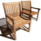 Strathwood Blake Teak Lounge Armchair, 2 Pack