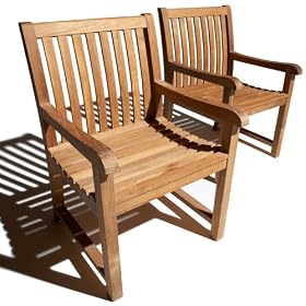 Strathwood Blake Teak Lounge Armchair Home Furniture