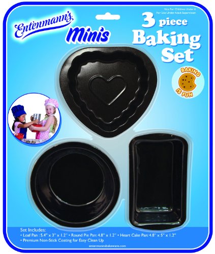 Entenmann's Minis 3 Piece Bakeware Set for Kids