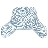 Greendale Home Fashions Bed Rest Pillow Zebra, Baby Blue