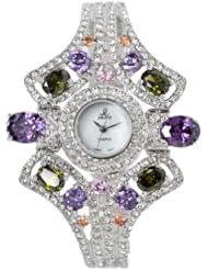 Smays Swarovski Crystal Watches Women Watch A570 -Silver