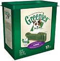 Greenies Dental Treats Large Size Treat Tub, Pack of 17