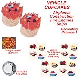 Cars Cakes Cupcakes Do It Yourself Cupcake Decorating Pkg. 2 41 Total Pieces by CakeWorks