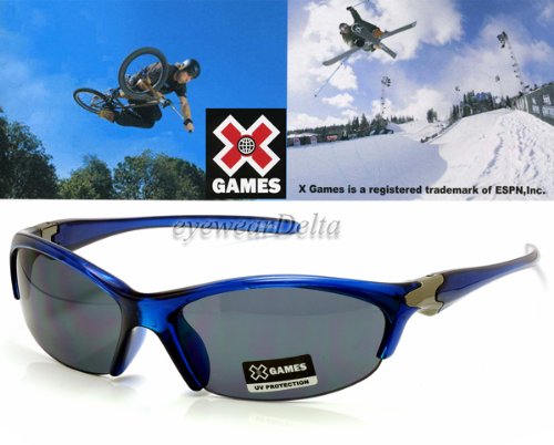 エクストリーム スポーツサングラス X GAMES 自転車 マラソン ジョギング スキー スノーボード XG-203BL