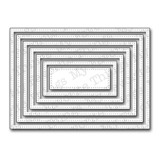 My Favorite Things Die-Namics Pierced Rectangle STAX Dies, 0.75 to 4.5-Inch