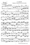 Bach J.S. 3-Part Inventions: Invention No. 1: Instantly download and print sheet music