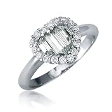 Sterling Silver Ring Cubic Zirconia CZ Heart Shape Fashion Ring – Ideal Gift For Mother, For Her, Birthday, Anniversary, Bridal, Wedding, Engagement