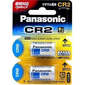 Panasonic �J�����p���`�E���d�r2�� [CR-2W/2P]