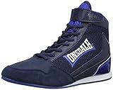 Lonsdale Cagney Boxing Boots Junior Navy Size 4 UK