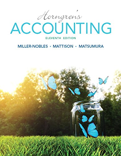 Horngren's Accounting (11th Edition) Horngren's Accounting (11th Edition)