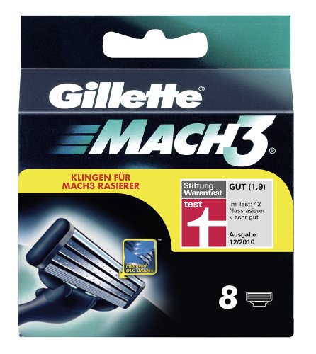 Gillette MACH3 Klingen, 8 Stück