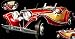 1935 Mercedes-Benz 500K Built Art Collection Model Kit Image