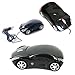 HDE Blue 800DPI LED USB Wired 3D Optical Coupe GT Sports Car Shape Mouse for PC Laptop Notebook