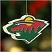 Pack of 4 NHL Minnesota Wild 3-D Christmas Ornaments
