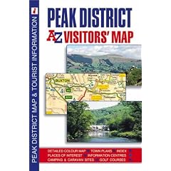 A-Z Visitors' Map of the Peak District (A-Z Road Maps & Atlases)