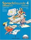 Produkt-Bild: Sprachfreunde - Ausgabe Nord 2004 (Berlin, Brandenburg, Mecklenburg-Vorpommern): 4. Schuljahr - Arbeitsheft: Mit CD-ROM und Lernstandsseiten: Sprechen, Schreiben, Spielen