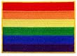 LGBT Rainbow Flag Embroidered Patch Iron-On Gay Rights Emblem