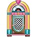 Beistle Jukebox Cutout Party Accessory 3-Feet Tall | Printed on both Sides | (1-Count)