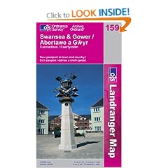 Swansea and Gower: Camarthen (OS Landranger Map Series, No. 159)