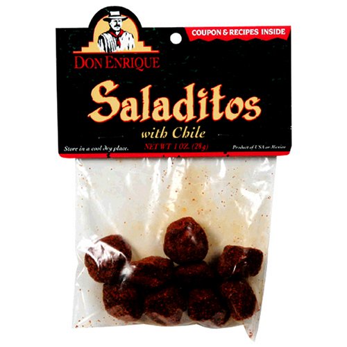 Melissa's Saliditos, Dry Salted Plum with Chile, 1-Ounce Bags (Pack of 24) by Melissa's