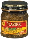 Classico Signature Recipes Pasta Sauce - Traditional Basil Pesto Sauce & Spread - 8.1 oz