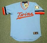 MINNESOTA TWINS 1980's Majestic Cooperstown Throwback Away Jersey