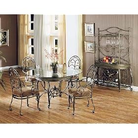 Palmetto Dining Room Set With Baker's Rack