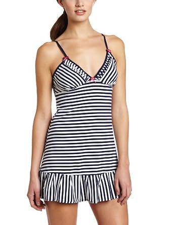 Betsey Johnson Women's Yarn Dye Stretch Slip