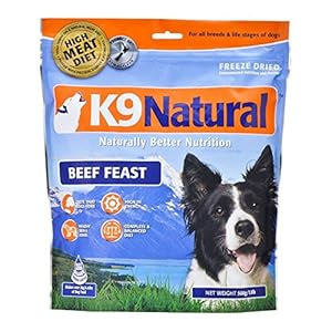 K9 Natural/Feline Natural Freeze Dried Pet Food, 1.1-Pound, Beef