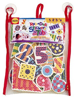 Childrens Toyshop  Toys : 123 Bath Stickers