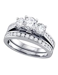 1.00CTW DIAMOND 0.33CT CRD BRIDAL SET