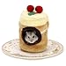 カップケーキハウス: ●柔らかに包み込む、布製ハウスとブランケットです。ふわふわの生地で出来たケーキ達を暖かいうちに召し上がれ♪●こちらのケーキは、小さなハムスターにぴったりのカップケーキ型ハウスです。