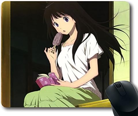 Non-Skid Neoprene Rubber Mouse Pad with Hyouka Standard Size 9 Inch(220mm) X 7 Inch(180mm) X 1/8 Inch(3mm)