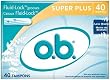 o.b. Super Plus Absorbency Tampons 40-Count Boxes (Pack of 3)