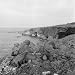American Marines Searching Craggy Cliffs for Japanese Snipers and Island Civilians Ph...