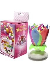 Thunder&reg; Amazing Singing Birthday Candle Flower Cake Candles for Birthday Party Decoration