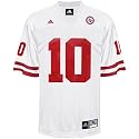 adidas Nebraska Cornhuskers #10 White Replica Football Jersey