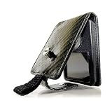 Genuine Napa Leather and Exotica Wild Snake Skin Apple iPod nano 3G - BlackSea Valet Flip Case