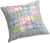 Nautica Summerland Cotton 16-by-16-Inches Decorative Pillow, Blue Nautica Summerland Cotton 16-by-16-Inches Decorative Pillow, Blue