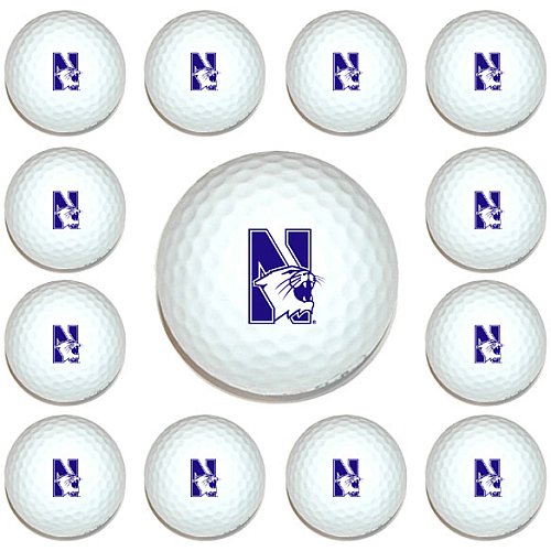 Northwestern Wildcats Dozen Pack Of Golf Balls From Team Golf